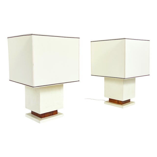Vintage Art Deco Table Lamps, 1930s, Set of 2 For Sale