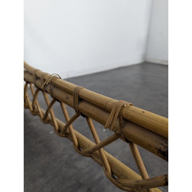 Wood Bamboo and Rattan Bed For Sale - Image 7 of 9