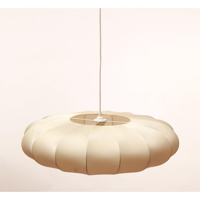 Beige Cocoon UFO Hanging Lamp, 1965 For Sale - Image 8 of 11