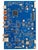 2020s Authentic Vintage Computer Circuit Board Art on Mirror Set of Four / Black Shadowbox Frames For Sale - Image 5 of 6