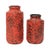 Red Fat Lava Vases from Scheurich Jura, West Germany, 1960s, Set of 2 For Sale - Image 14 of 14