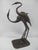 Bronze Crane Heron Egret Lovers Couple Statue Sculpture 15" For Sale In Portland, OR - Image 6 of 9