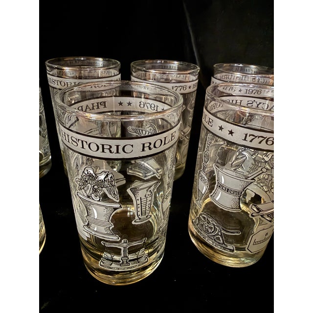 1970s 1970s Pharmacist Historic Glassware Set - Set of 8 For Sale - Image 5 of 12