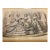 1860s Titled "The Soiree," Likely Featured in Godey's Lady's Book. Print Was Engraved by the New York-Based Firm Capewell & Kimmel Fashion Era:1860 For Sale