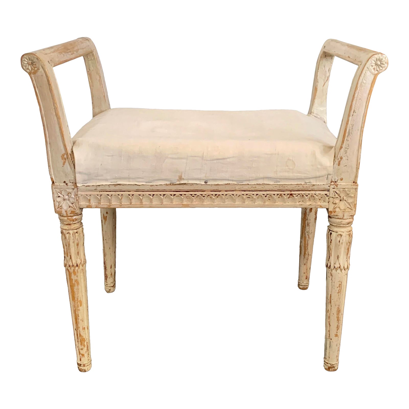 Gustavian Stool, 1850s | Chairish