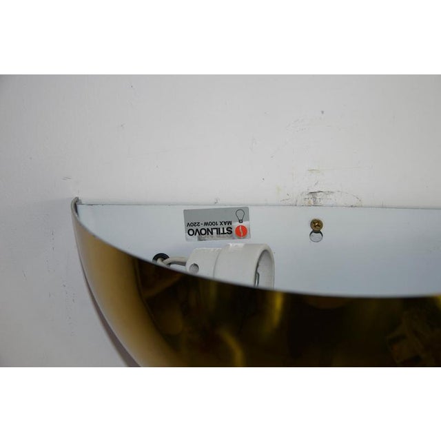 Brass Wall Lamps from Stilnovo, Italy, 1980s, Set of 2 For Sale - Image 9 of 17