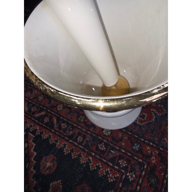 1940s Apothecary Mortar and Pestal by Owens For Sale - Image 5 of 9