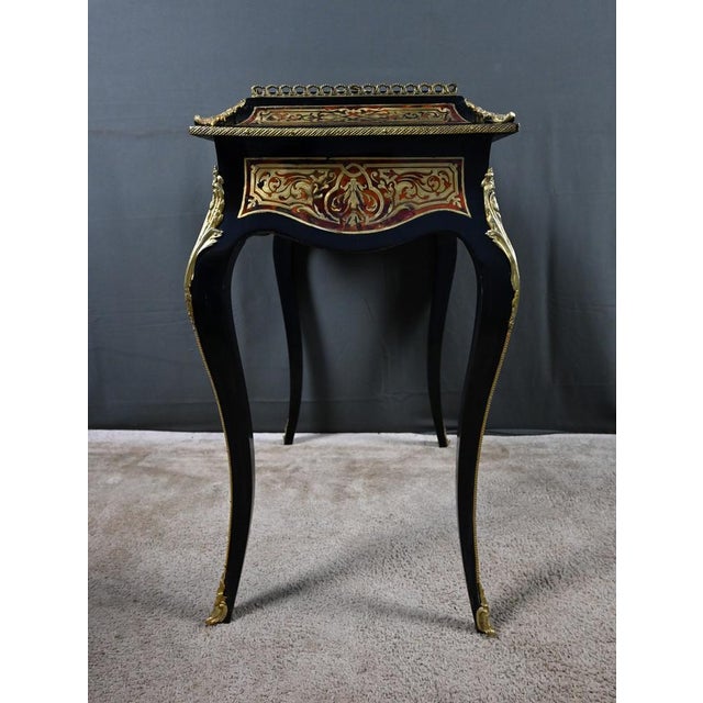 Mid-19th Century Napoleon III Marquetry Jardinière For Sale - Image 13 of 18