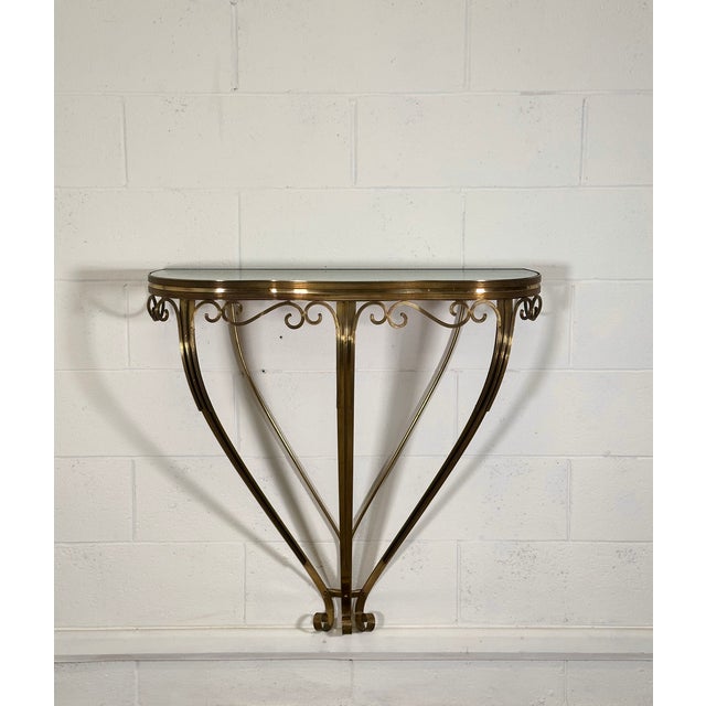 Brass Wall Console, 1960s For Sale - Image 13 of 13
