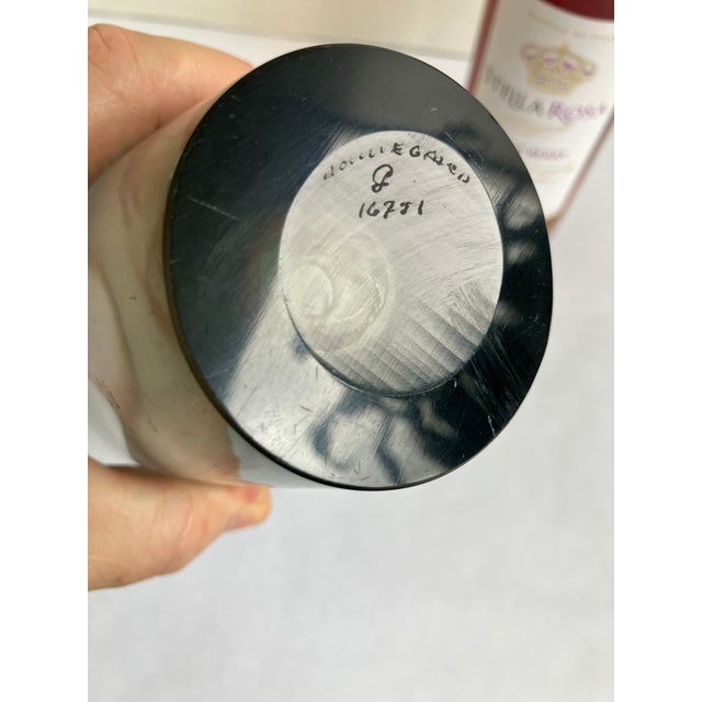 Per Lutken for Holmegaard, Danish Modern Smokey Grey Glass Vase, Signed, Circa 1960s For Sale - Image 10 of 11