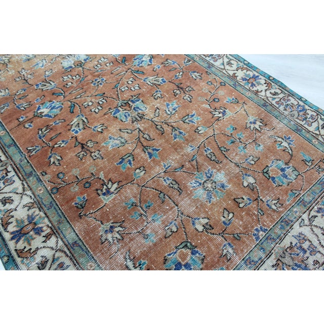 Vintage Turkish Area Rug - 53"x92" For Sale - Image 9 of 13