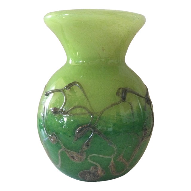 Glass Paste Vase by Florea Silviu For Sale