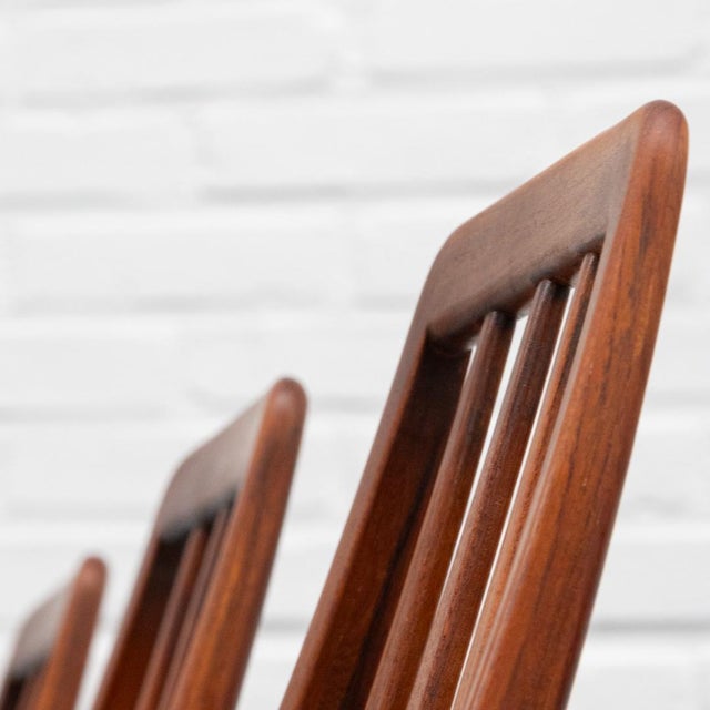 Eva Dining Chairs by Niels Koefoed for Koefoeds Hornslet, 1960s, Set of 6 For Sale - Image 9 of 16