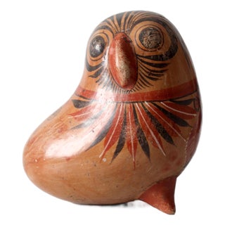 Mid-Century Mexican Tonala Bird For Sale