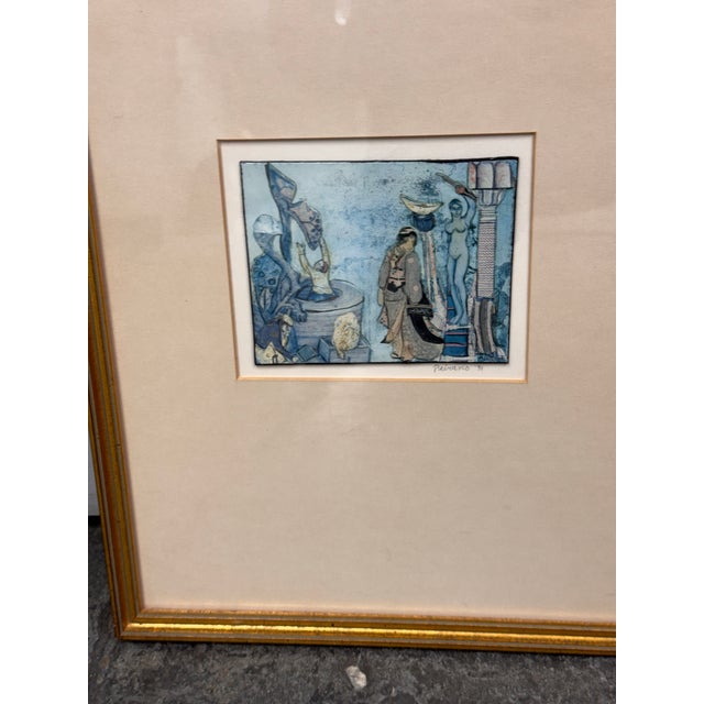 Traditional Christine Peirano “Kimono Series #9” Collage, Framed For Sale - Image 3 of 12