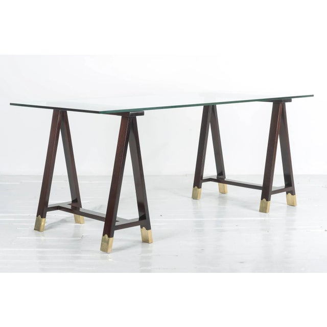 Arturo Pani Arturo Pani Trestle Table For Sale - Image 4 of 8