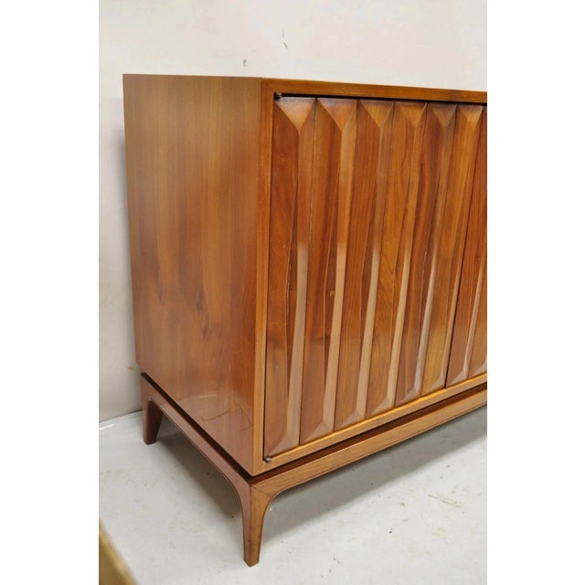 Albert Parvin for James Cameron Mid Century Modern Walnut Dresser Credenza For Sale - Image 12 of 12
