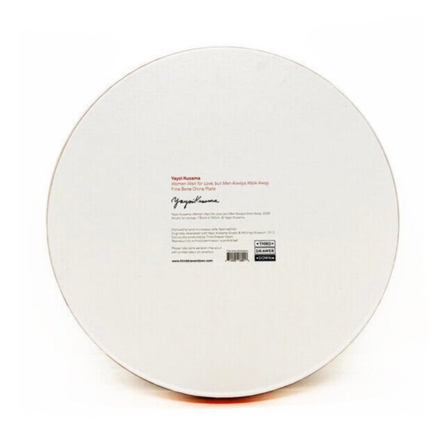 Ceramic Yayoi Kusama Fine Bone China Plate For Sale - Image 7 of 8