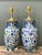 Elevate your interior with this stunning pair of vintage Chinoiserie table lamps, which beautifully marry traditional...