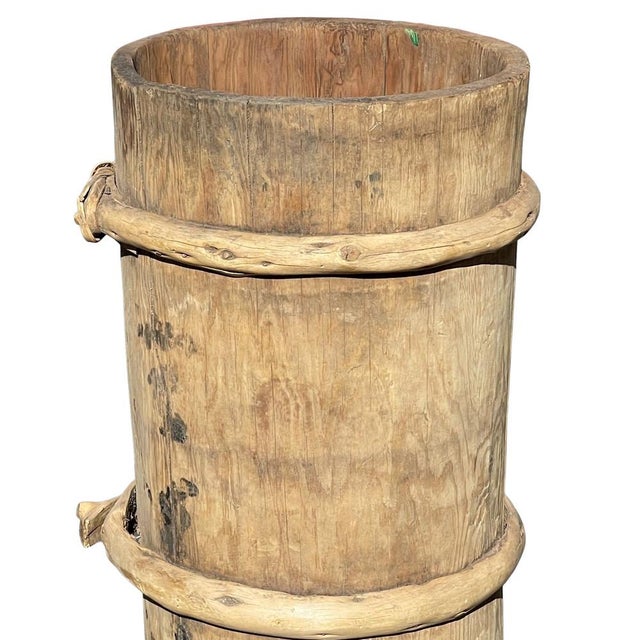 Vintage Wooden Planter For Sale - Image 4 of 4