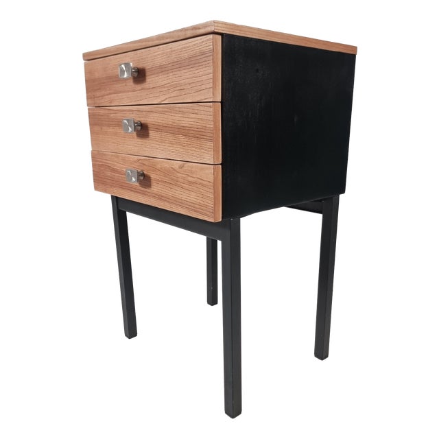 Vintage Cupboardin Black Ash, 1970s For Sale