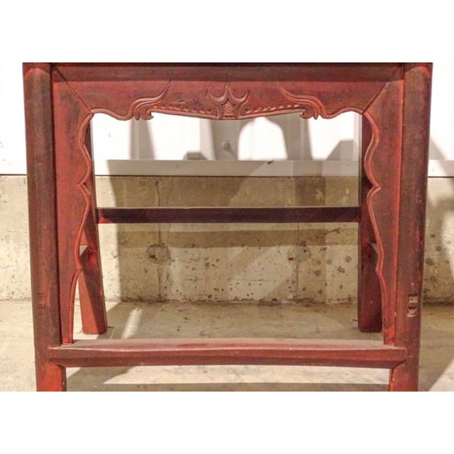A very stylish and traditional example of a Chinese scholars chair from the mid 19th century. Sturdy with good attention...