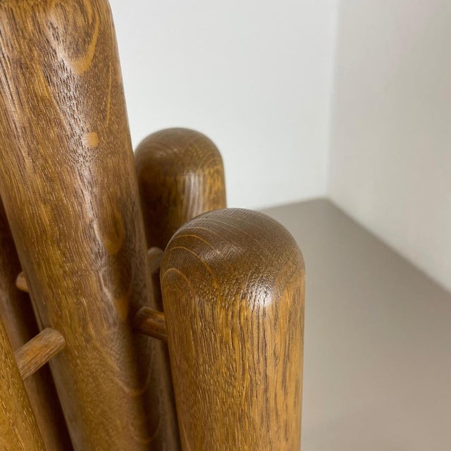 Organic Sculptural Wooden Rocket Table Light from Temde, Germany, 1970s For Sale - Image 12 of 18