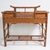 This a wonderful Vintage British Colonial Chinoiserie Style Pagoda Desk . Made of Rattan and Grasscloth. Very nicely...