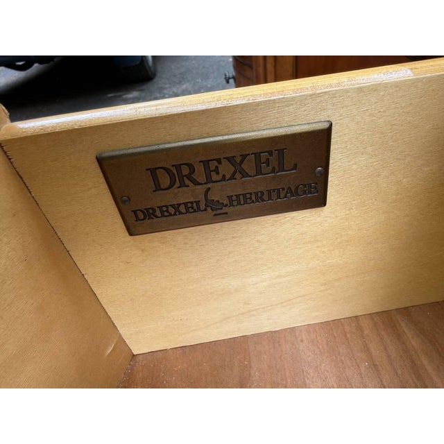 Late 20th Century Pair of Drexel’s Accents Francais Collection Nightstands/ Chest of Drawers For Sale - Image 11 of 17