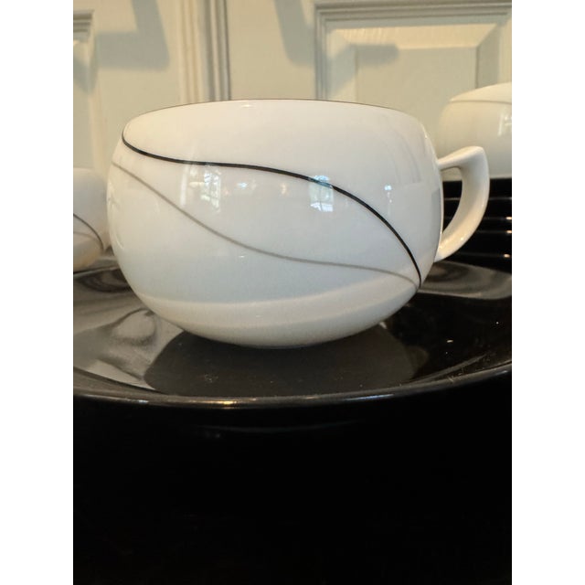Vintage 90s Postmodern Japanese Daniel Hechter Coffee/ Tea Service (For 8) For Sale In San Francisco - Image 6 of 12