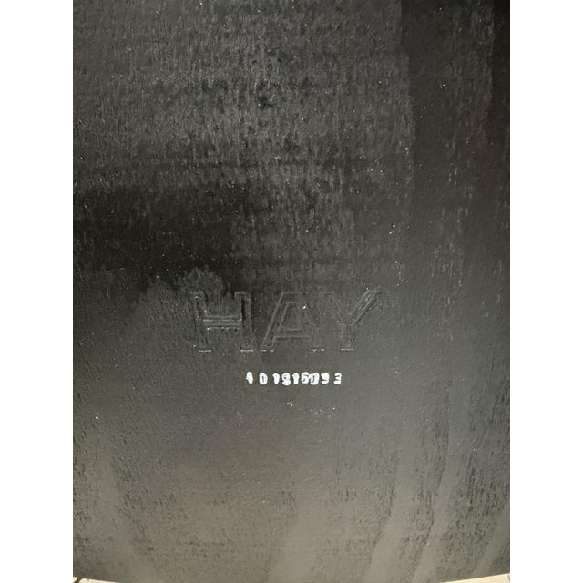 Hay Armchair in Blackened Wood, 1990s For Sale - Image 9 of 10