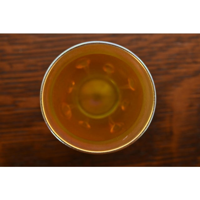 Tiffany Studios Louis Comfort Tiffany Favrile Iridescent Art Glass Tadpole Vase For Sale - Image 4 of 11