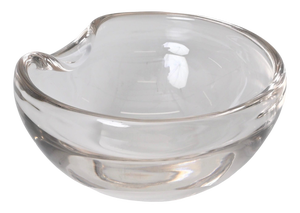 Pink Iridescent Glass Bowl attributed to Elsa Peretti for Tiffany & Co. Italy, 1980s