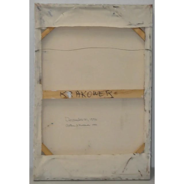 C.1996 Arthur J. Krakower Oil Painting For Sale In San Francisco - Image 6 of 7