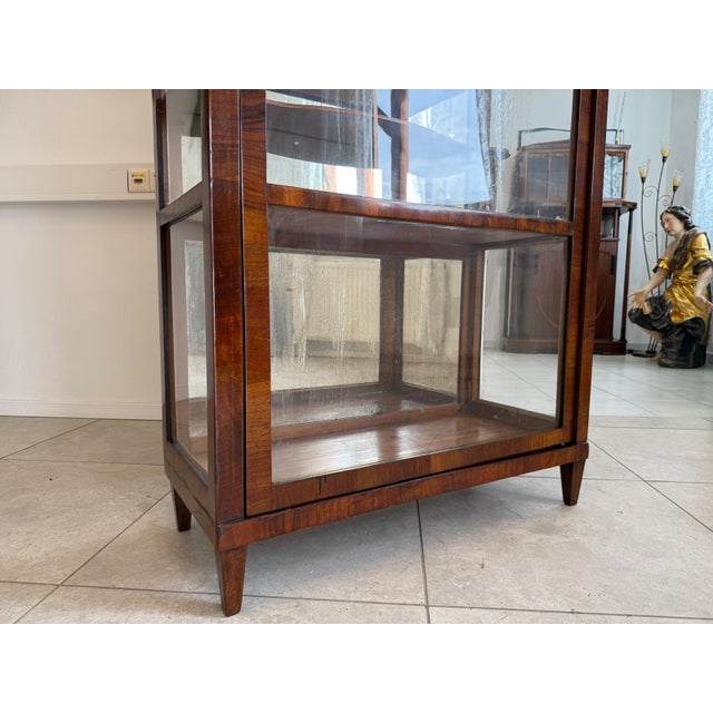 Biedermeier Style Display Cabinet with Glass For Sale - Image 18 of 18
