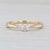Metal 0.16ctw Diamond Solitaire Engagement Ring 14k Yellow Gold Size 6.25 Promise For Sale - Image 7 of 8