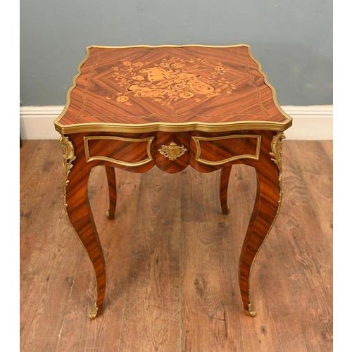 French Louis XV Revival Side Tables, Set of 2 For Sale - Image 3 of 8