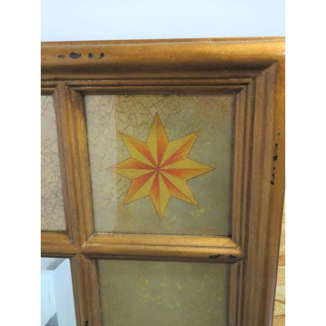 Traditional Theodore Alexander Distressed Eglomise Mirror For Sale - Image 3 of 6