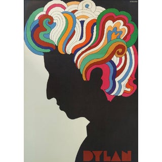 Bob Dylan by Milton Glaser 1967 Original Poster For Sale
