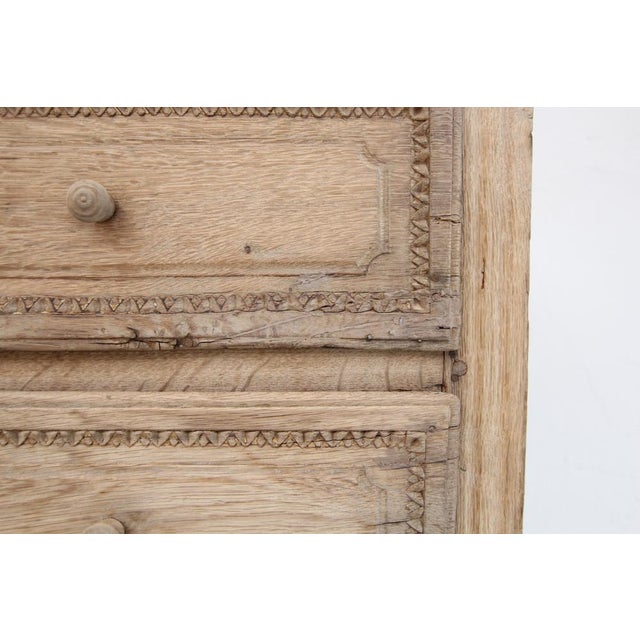 Louis XVI Chest of Drawers in Bleached Oak, Early 19th Century For Sale - Image 16 of 18
