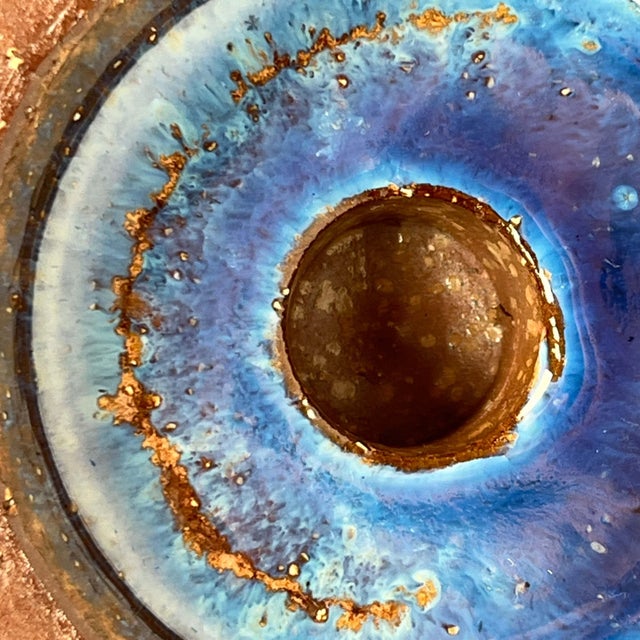 Ceramic Mid-Century Modern Danish Studio Pottery Candleholder from Michael Andersen Keramik, Bornholm, 1960s For Sale - Image 7 of 14