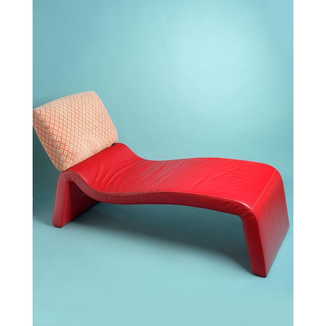 Onda Chaise Lounge in Leather from Cor, 1980s For Sale - Image 3 of 12