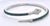2000 - 2009 Serpent Wrap Bangle With Green Jade Beads and Cubic Zirconia For Sale - Image 5 of 9