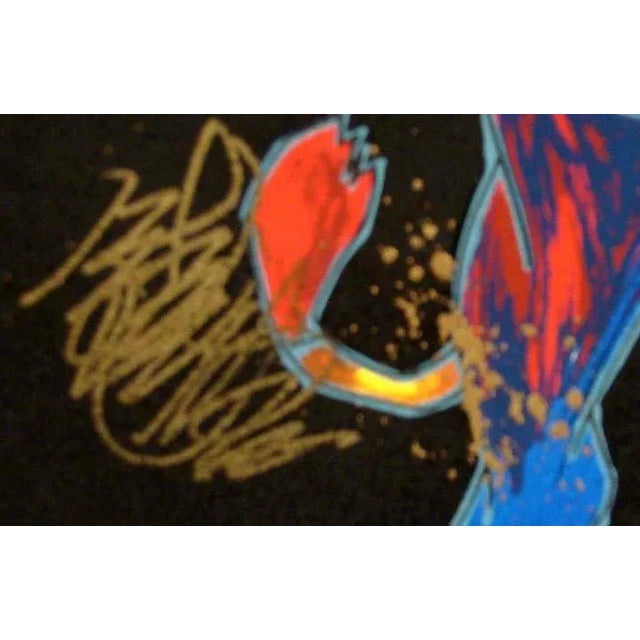 Black 1990s Tie Feng Jiang "Cats Suite" Hand Signed Limited Edition 4 Piece Serigraph Set - 4 Pieces For Sale - Image 8 of 10