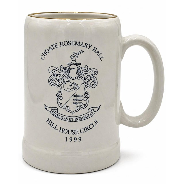 1990s Vintage Choate Rosemary Hall Hill House Circle 1999 Ceramic Mug For Sale - Image 5 of 7