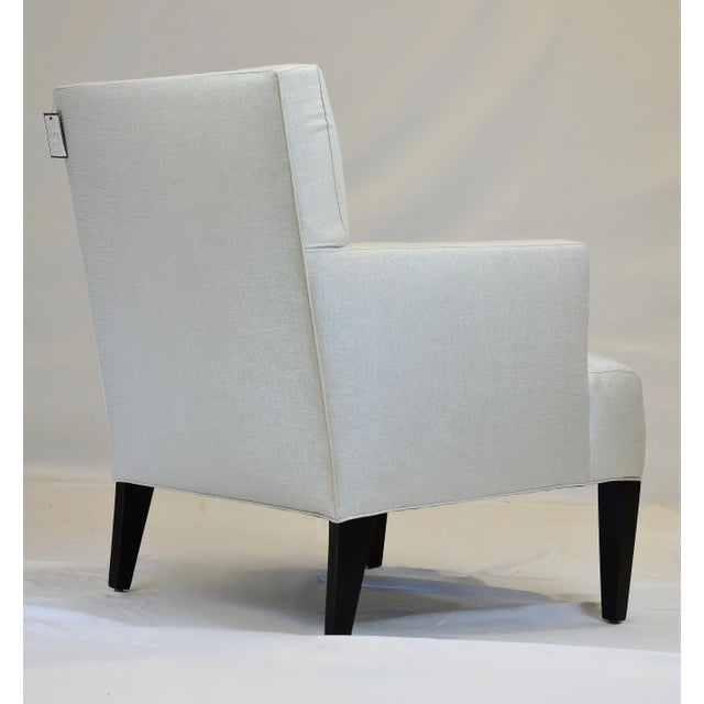 Wood Le Jeune Upholstery Jasmine Armchair Showroom Model For Sale - Image 7 of 11