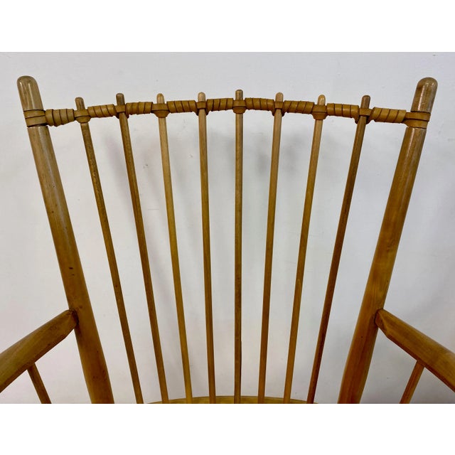 Set of Cherry Wood Armchairs by Albert Haberer, 1950s For Sale - Image 13 of 17