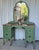 Vanity With Mirror, Vintage Piece, Circa 1930's, Green Boho Style For Sale - Image 9 of 14