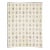 Organic Modern Moroccan Style Ivory Shaggy Wool Rug With Geometric Pattern For Sale