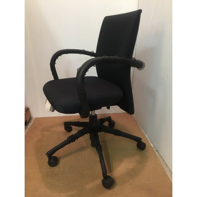 Vitra Vitra Ac1 Black Swivel Armchair For Sale - Image 4 of 13